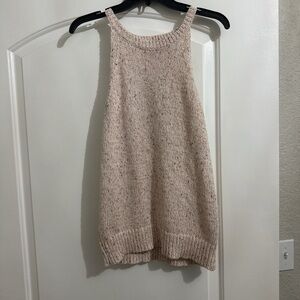 LOFT Women's Beige Knit Sweater